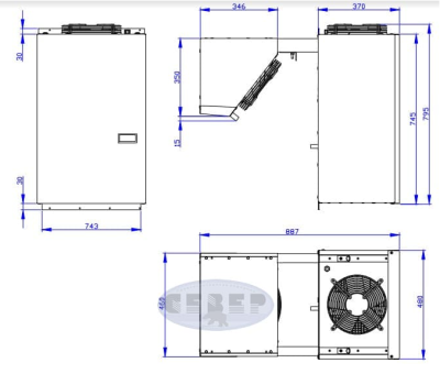 Моноблок холодильный Север BGM 117 S